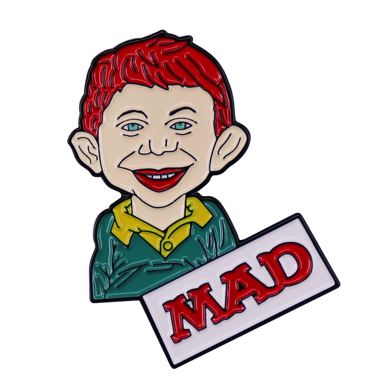 Vintage Collectible Figures - MAD Magazine Alfred E. Neuman Enamel