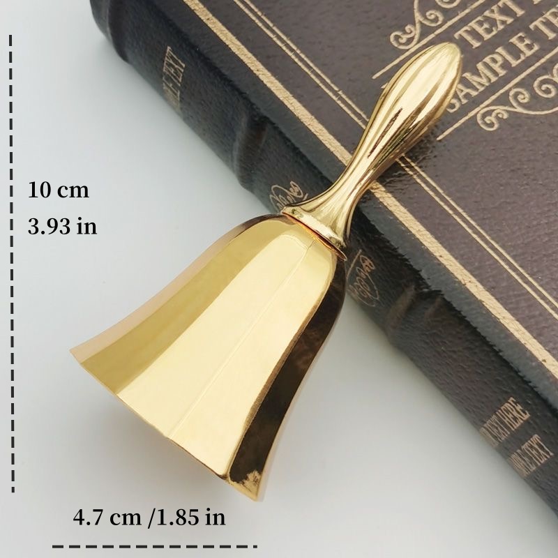 Vintage Collectible Dishes - New Vintage Brass Bell Hand Dish