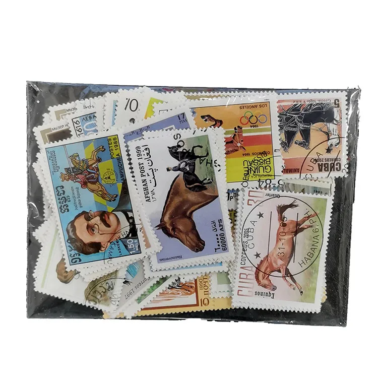 100 Different Horse Stamps Non - Collectible Vintage Postage Stamps 评论和价格