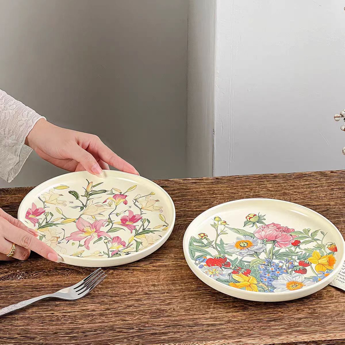Creative Romantic Floral Ceram - Vintage Collectible Dishes 评论和价格