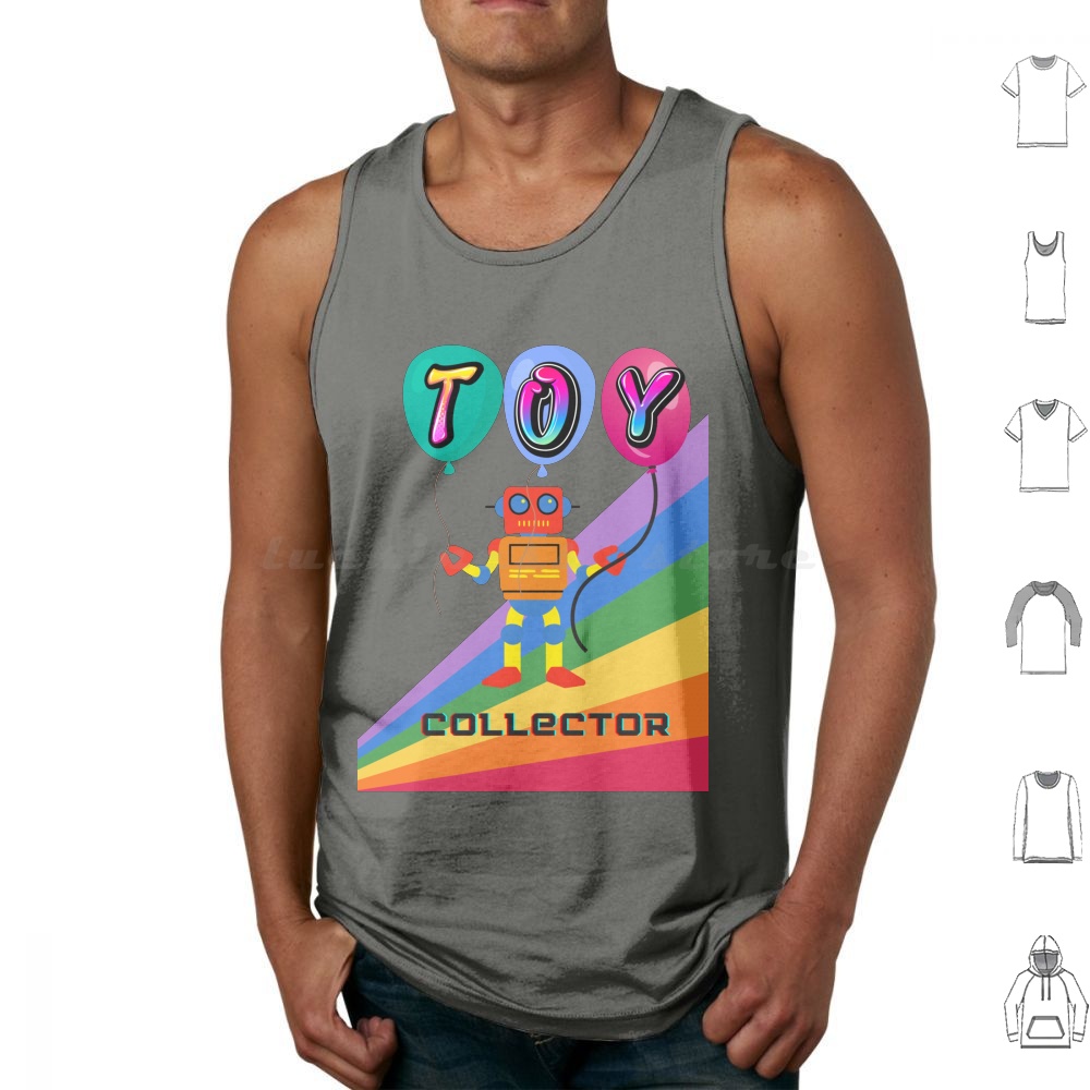 Toy Collector Tank Tops Print  - Vintage Collectible Figures 评论和价格