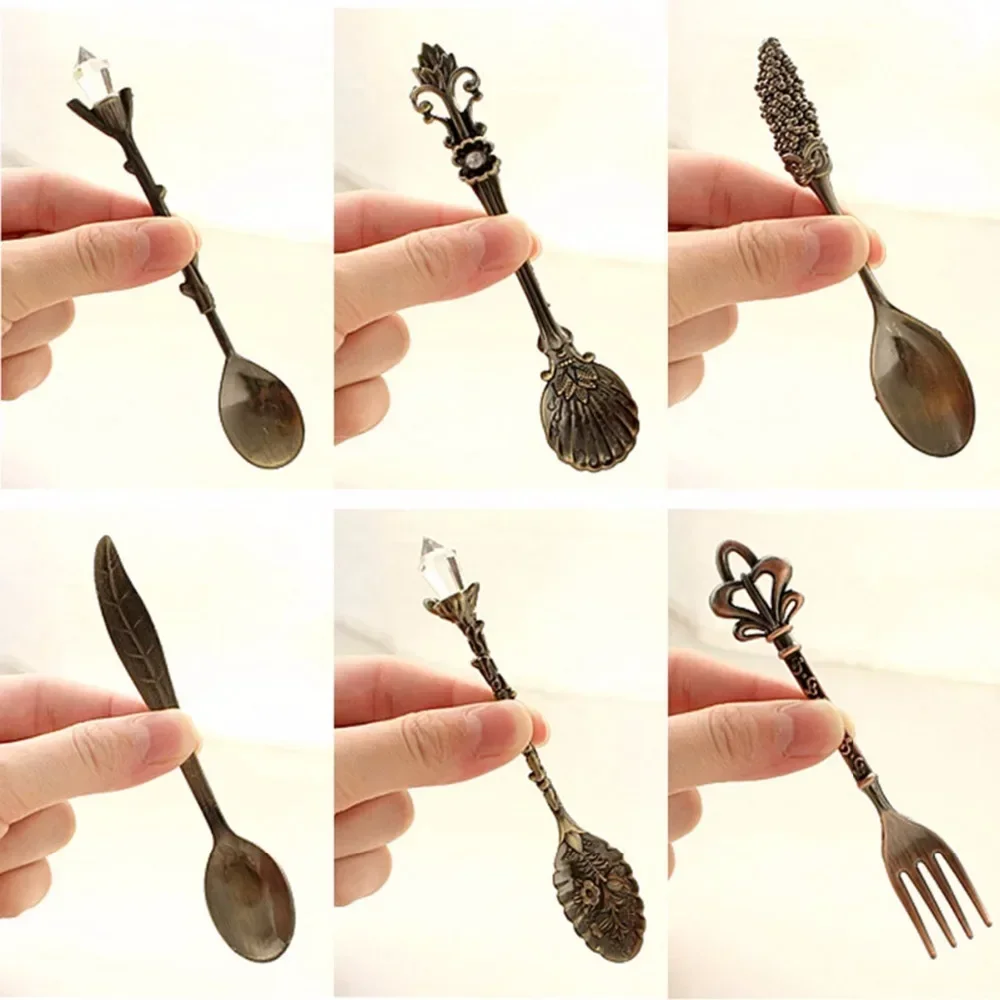 6pcs Set Ice Cream Spoon Jam S - Vintage Collectible Spoons 评论和价格