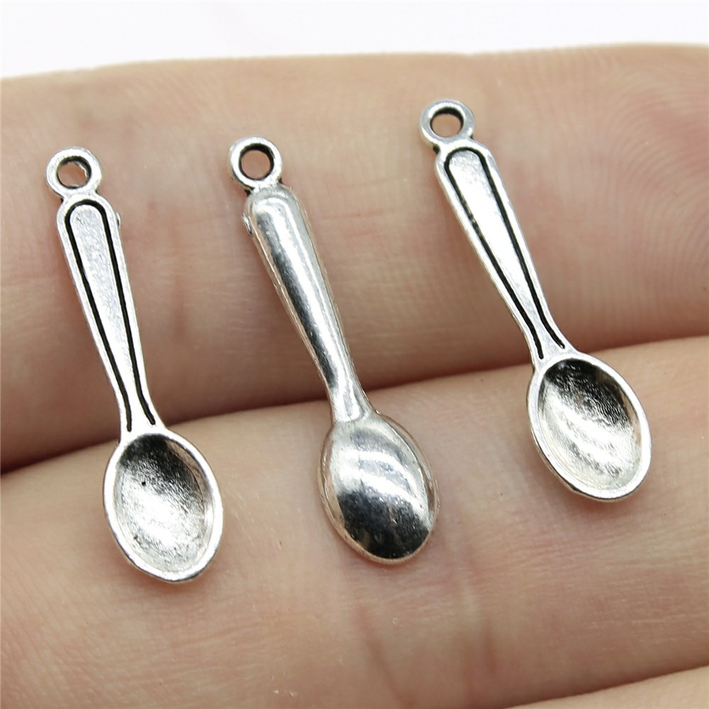 WYSIWYG 40pcs 24x6mm Charms Ki - Vintage Collectible Spoons 评论和价格