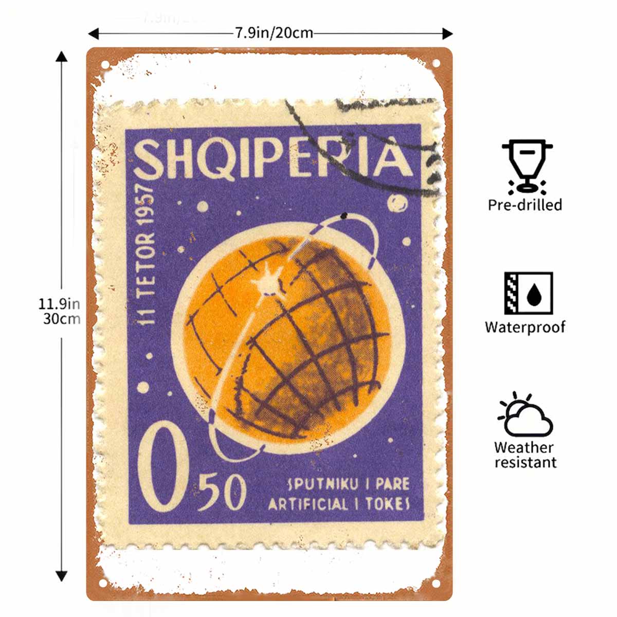 2D FLAT 1pc Vintage Albania 19 - Collectible Vintage Postage Stamps 评论和价格