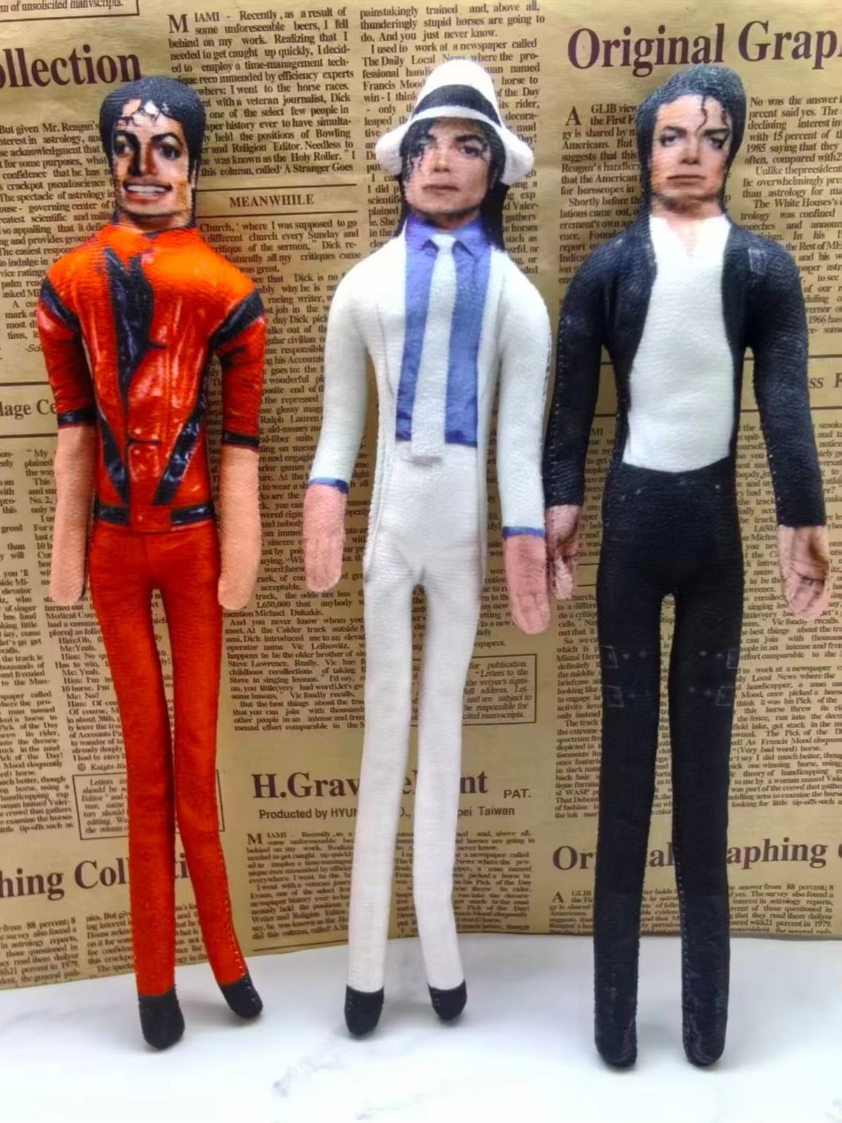 Vintage MJ Michael Jackson Cos - Vintage Collectible Figures 评论和价格
