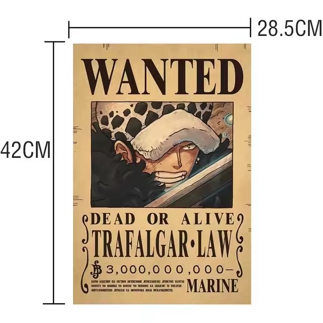 Anime One Piece Bounty Wanted  - Vintage Collectible Figures 评论和价格