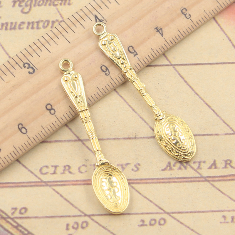 10pcs Charms Pattern Spoon 48x - Vintage Collectible Spoons 评论和价格